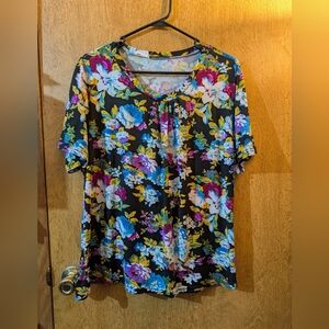Floral Plus Size Top